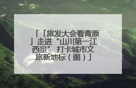 「旅发大会看青原」走进“山川第一江西景” 打卡城市文旅新地标（图）