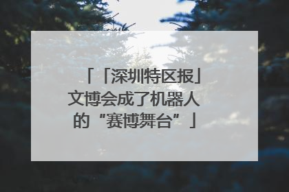 「深圳特区报」文博会成了机器人的“赛博舞台”