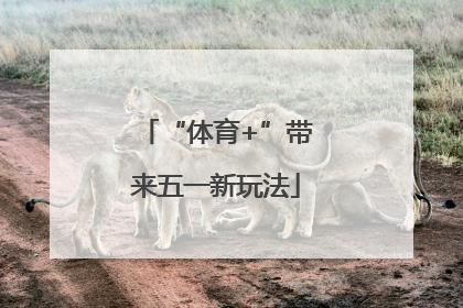 “体育+”带来五一新玩法