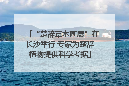 “楚辞草木画展”在长沙举行 专家为楚辞植物提供科学考据