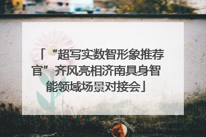 “超写实数智形象推荐官”齐风亮相济南具身智能领域场景对接会