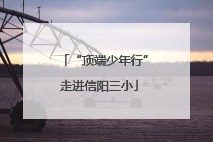 “顶端少年行”走进信阳三小