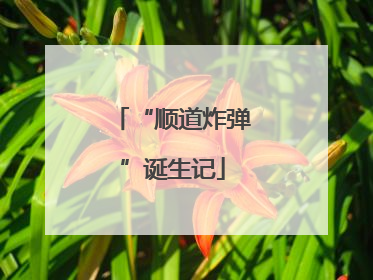 “顺道炸弹”诞生记