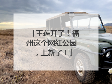 王莲开了！福州这个网红公园，上新了！