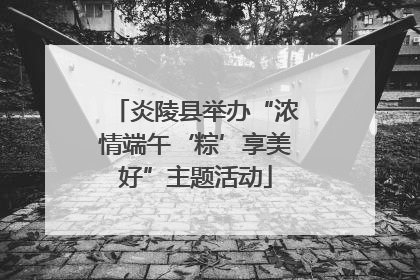 炎陵县举办“浓情端午‘粽’享美好”主题活动