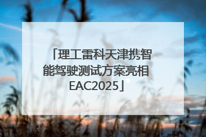 理工雷科天津携智能驾驶测试方案亮相EAC2025