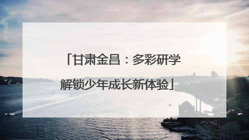 甘肃金昌：多彩研学解锁少年成长新体验