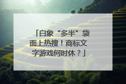 白象“多半”袋面上热搜！商标文字游戏何时休？