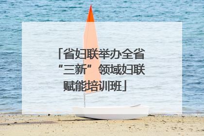 省妇联举办全省“三新”领域妇联赋能培训班