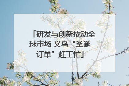 研发与创新撬动全球市场 义乌“圣诞订单”赶工忙