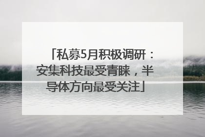 私募5月积极调研：安集科技最受青睐，半导体方向最受关注
