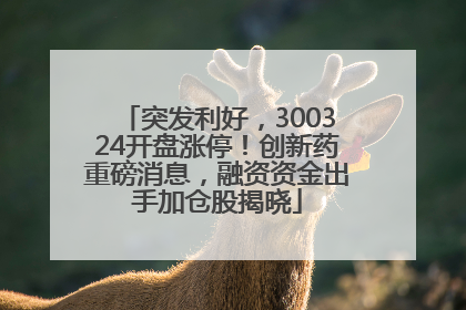 突发利好，300324开盘涨停！创新药重磅消息，融资资金出手加仓股揭晓