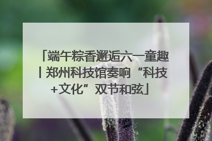 端午粽香邂逅六一童趣丨郑州科技馆奏响“科技+文化”双节和弦