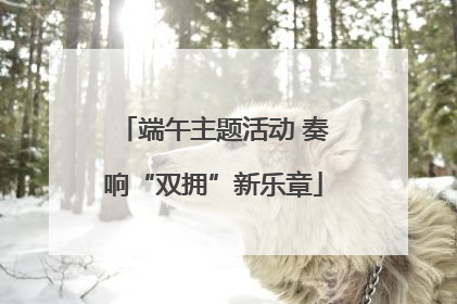 端午主题活动 奏响“双拥”新乐章
