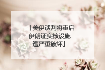 美伊谈判将重启 伊朗证实核设施遭严重破坏