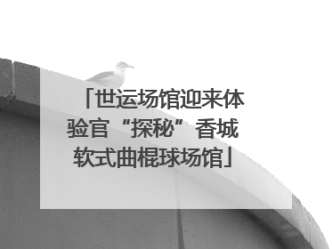 世运场馆迎来体验官“探秘”香城软式曲棍球场馆