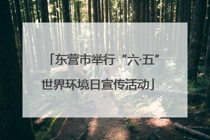 东营市举行“六·五”世界环境日宣传活动