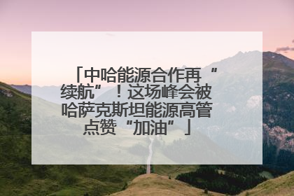中哈能源合作再“续航”！这场峰会被哈萨克斯坦能源高管点赞“加油”