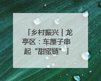 乡村振兴｜龙亭区：车厘子串起“甜蜜链”