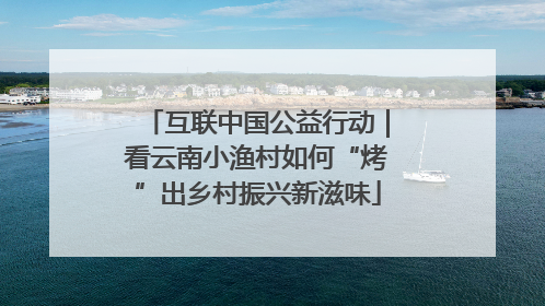 互联中国公益行动｜看云南小渔村如何“烤”出乡村振兴新滋味