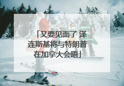 又要见面了 泽连斯基将与特朗普在加拿大会晤