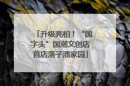 升级亮相！“国字头”国潮文创店首店落子潘家园