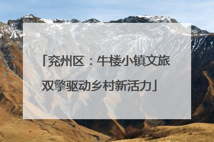 兖州区：牛楼小镇文旅双擎驱动乡村新活力
