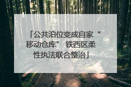 公共泊位变成自家“移动仓库” 铁西区柔性执法联合整治