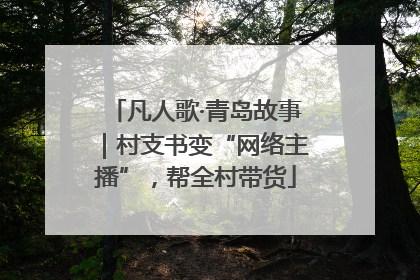 凡人歌·青岛故事｜村支书变“网络主播”，帮全村带货