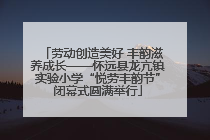 劳动创造美好 丰韵滋养成长——怀远县龙亢镇实验小学“悦劳丰韵节”闭幕式圆满举行