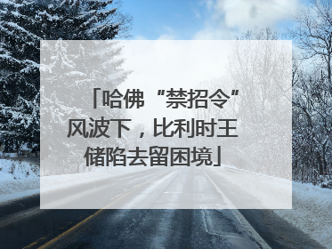 哈佛“禁招令”风波下，比利时王储陷去留困境