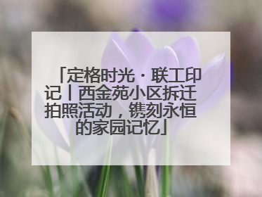 定格时光・联工印记丨西金苑小区拆迁拍照活动，镌刻永恒的家园记忆