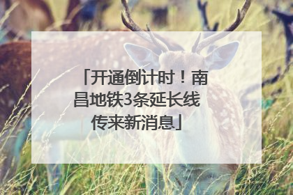 开通倒计时！南昌地铁3条延长线传来新消息