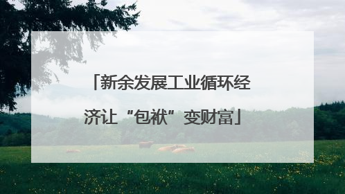 新余发展工业循环经济让“包袱”变财富