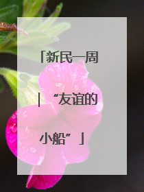 新民一周｜“友谊的小船”