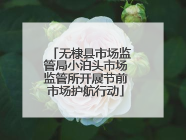 无棣县市场监管局小泊头市场监管所开展节前市场护航行动