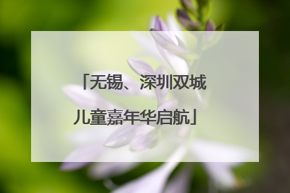 无锡、深圳双城儿童嘉年华启航
