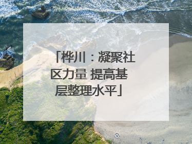 桦川：凝聚社区力量 提高基层整理水平