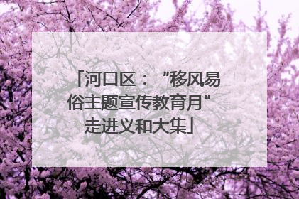 河口区：“移风易俗主题宣传教育月”走进义和大集