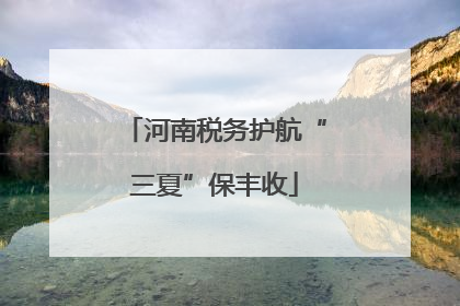 河南税务护航“三夏”保丰收