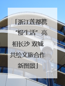 浙江莲都携“慢生活”亮相长沙 双城共绘文旅合作新图景