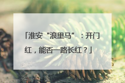 淮安“浪里马”：开门红，能否一路长红？
