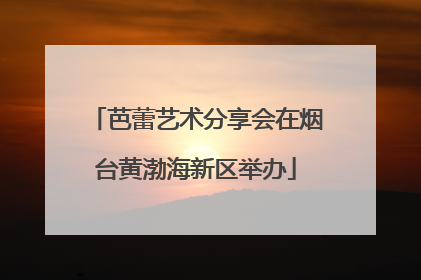 芭蕾艺术分享会在烟台黄渤海新区举办