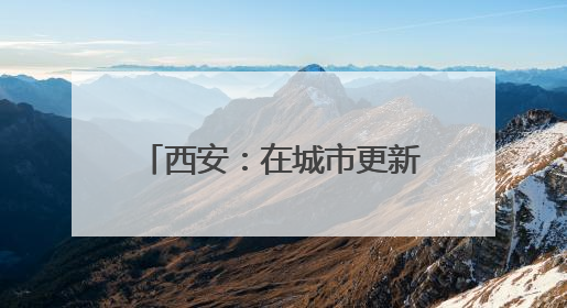 西安：在城市更新中守护好文化遗产