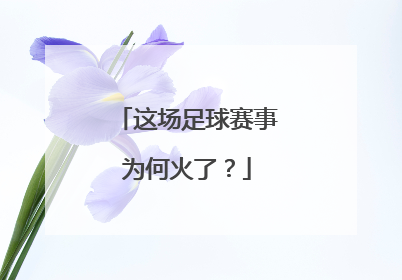 这场足球赛事为何火了？
