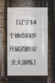 辽宁14个地市同步开展消防安全大演练