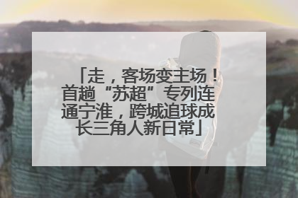 走，客场变主场！首趟“苏超”专列连通宁淮，跨城追球成长三角人新日常