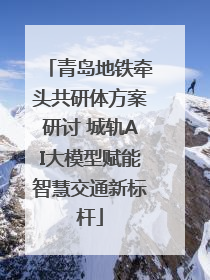 青岛地铁牵头共研体方案研讨 城轨AI大模型赋能智慧交通新标杆