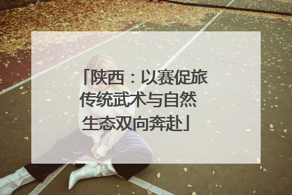 陕西：以赛促旅 传统武术与自然生态双向奔赴