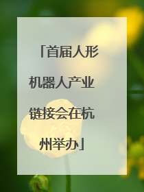 首届人形机器人产业链接会在杭州举办